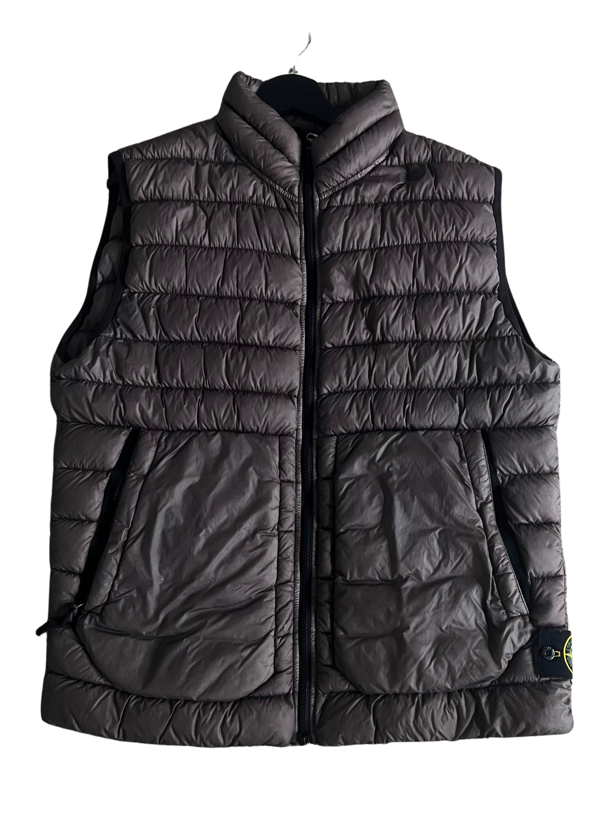 Stone Island Charcoal Lightweight Down Vest (XL)