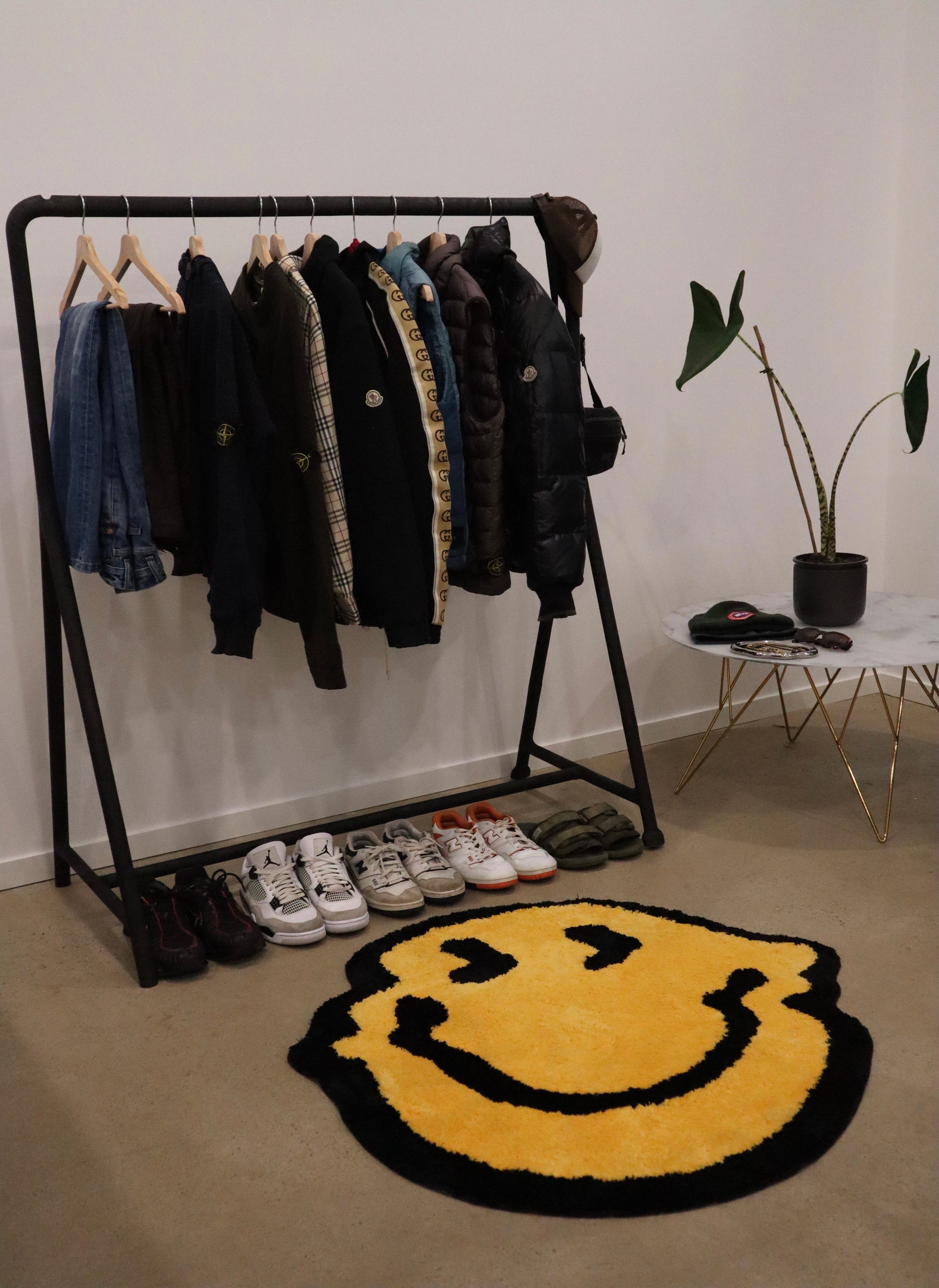 "JUST SMILE" RUG