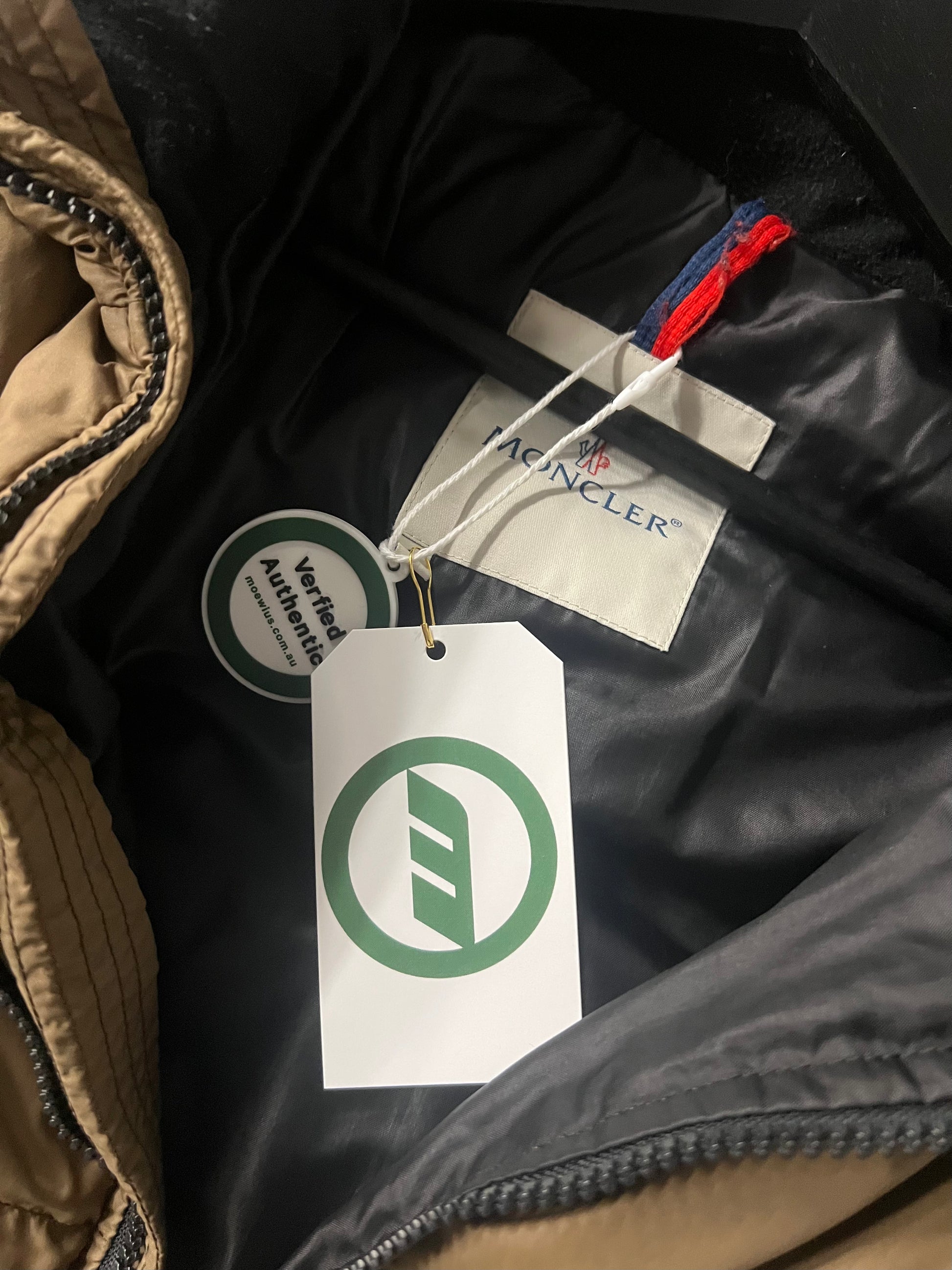 Moncler Brown Down Puffer Jacket (L-XL)